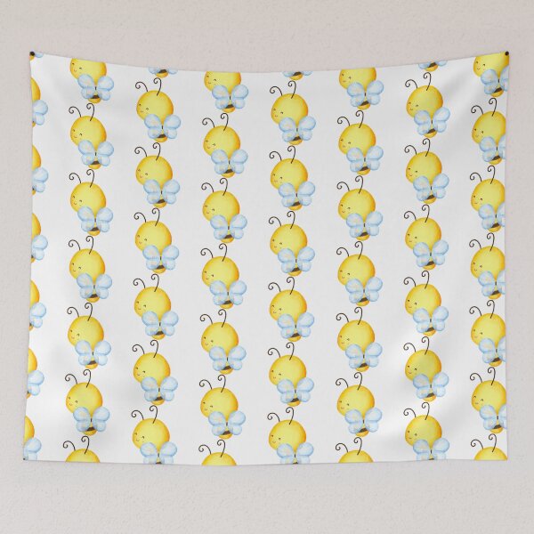 Item preview, Cute Baby Smiling Honey Bee with Wings designed and sold by artfulbitsbyk.