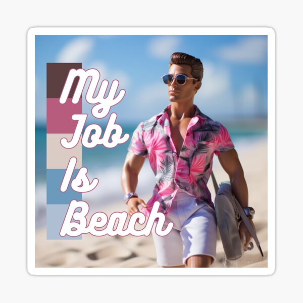 Item preview, My Job Is Beach designed and sold by global-designz.