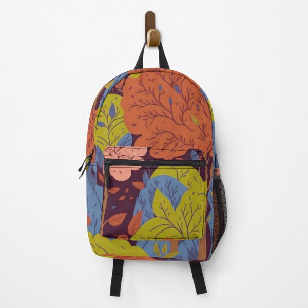 Item preview, Orange Rainbow Forest Trees Pattern designed and sold by druidwolfart.