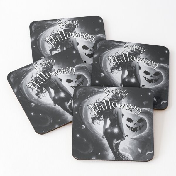 Item preview, Sirenas Happy Halloween Dark Mermaid designed and sold by SirenasWorld.