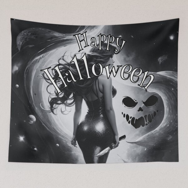 Item preview, Sirenas Happy Halloween Dark Mermaid designed and sold by SirenasWorld.