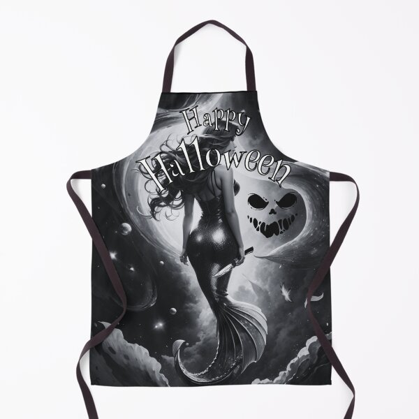 Item preview, Sirenas Happy Halloween Dark Mermaid designed and sold by SirenasWorld.