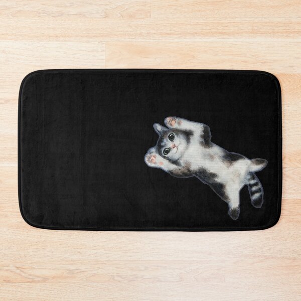 Item preview, Kitten tummy acrylic painting designed and sold by Funsize-Art.