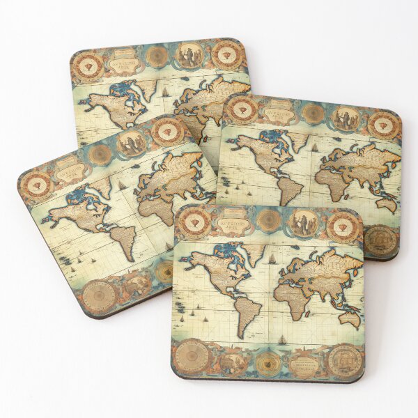 Item preview, Mapas antiguos antiguos designed and sold by BrandonArtWorld.