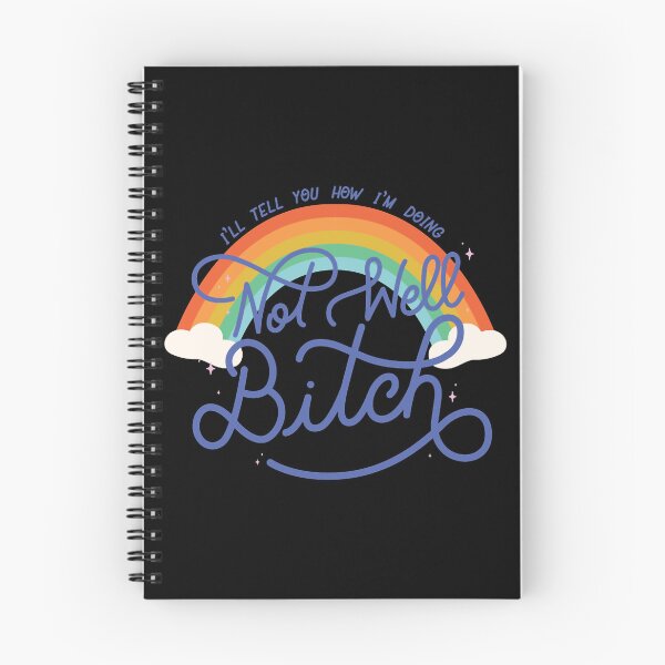 Item preview, Not Well Bitch - Rainbow designed and sold by ryne-binns.