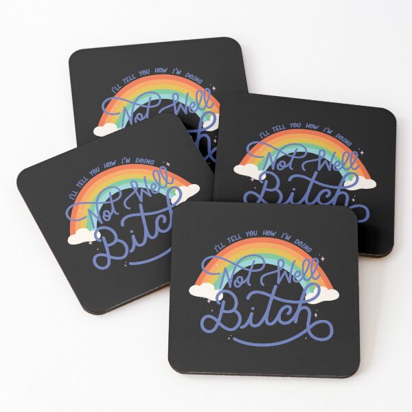 Item preview, Not Well Bitch - Rainbow designed and sold by ryne-binns.