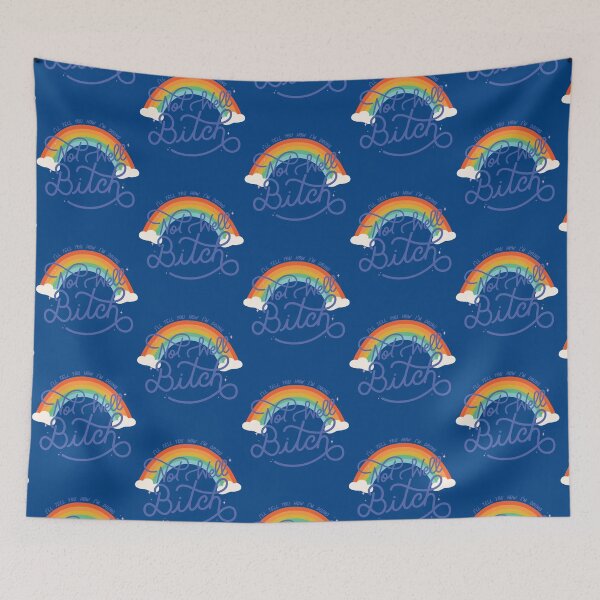 Item preview, Not Well Bitch - Rainbow designed and sold by ryne-binns.