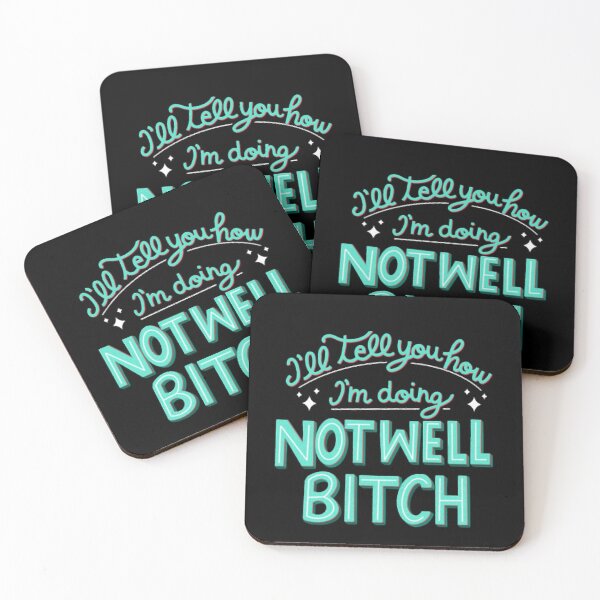 Item preview, Not Well Bitch! Dorinda medley designed and sold by ryne-binns.