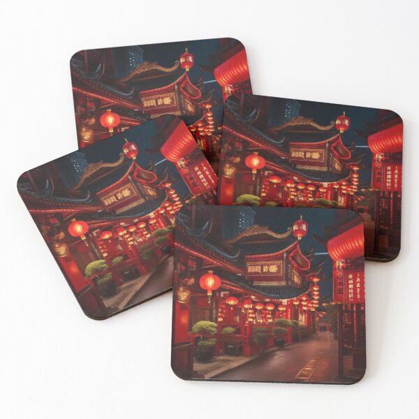 Item preview, Traditional China, night street lights designed and sold by mikaws.