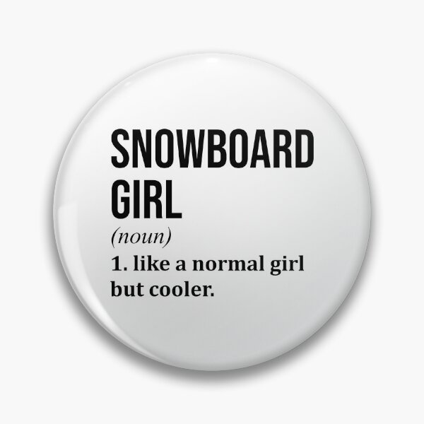 Item preview, Snowboard Girl Definition designed and sold by XCIV.