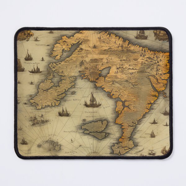 Item preview, Ancient Old Maps designed and sold by BrandonArtWorld.