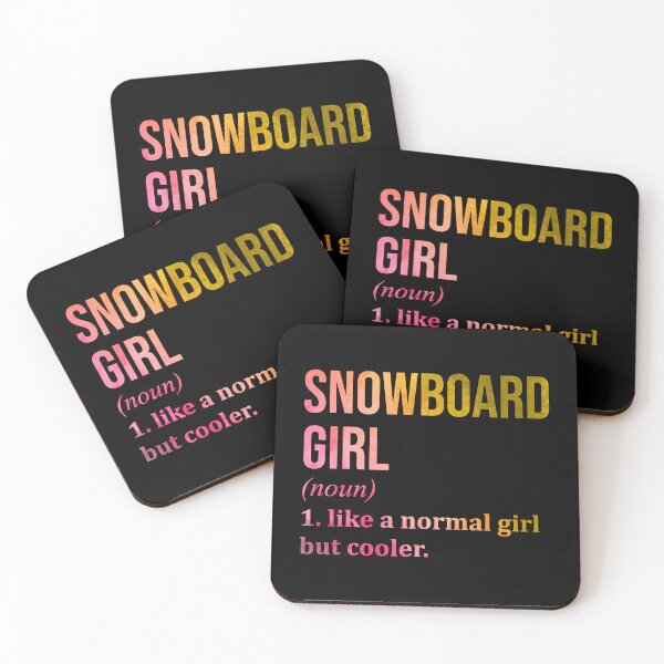 Item preview, Snowboard Girl Definition in Watercolor designed and sold by XCIV.