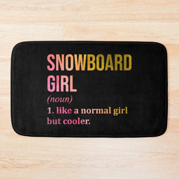 Item preview, Snowboard Girl Definition in Watercolor designed and sold by XCIV.