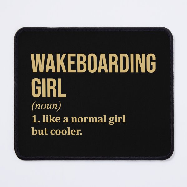 Item preview, Wakeboarding Girl Definition in Gold designed and sold by XCIV.