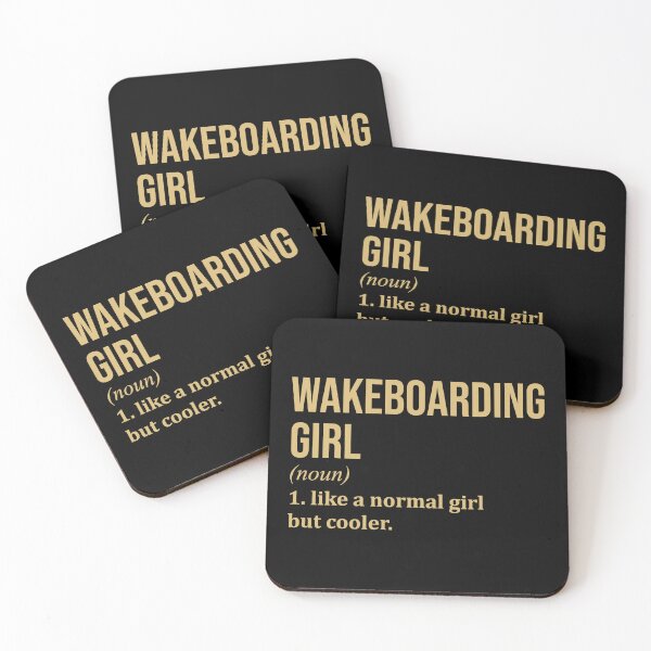 Item preview, Wakeboarding Girl Definition in Gold designed and sold by XCIV.