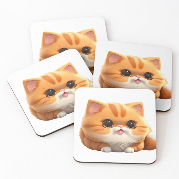 Item preview, tater tot cute animated cat designed and sold by mikaws.