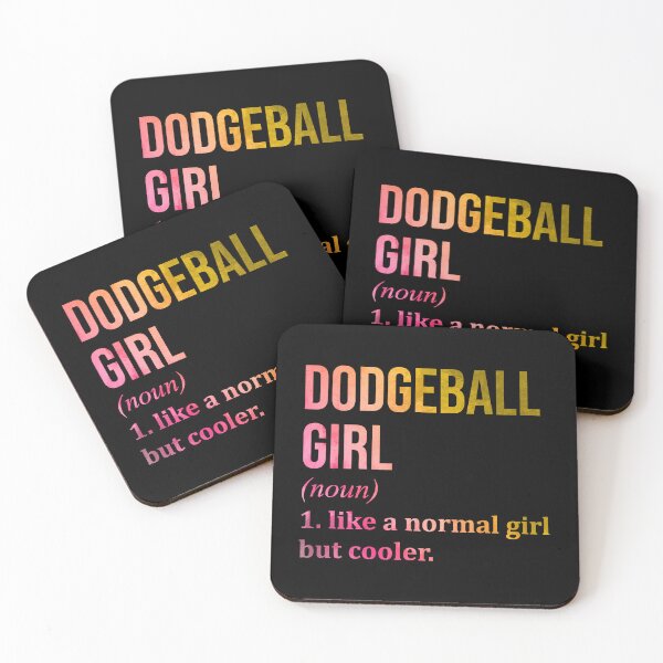 Item preview, Dodgeball Girl Definition in Watercolor designed and sold by XCIV.