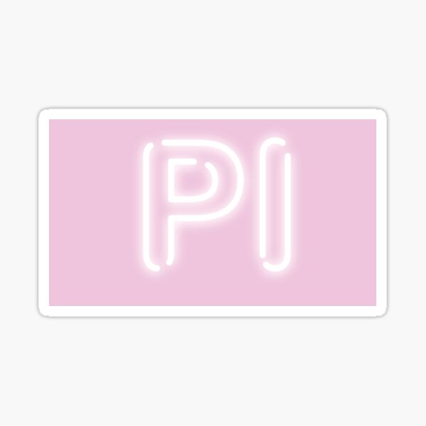 Item preview, PINK NEON SIGN- Greek Letter PI designed and sold by Hope Schmeiser.