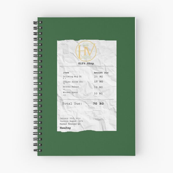 Item preview, Hotel Valhalla Gift Shop Receipt  designed and sold by Spare Change for Boxed Mac 'n Cheese.
