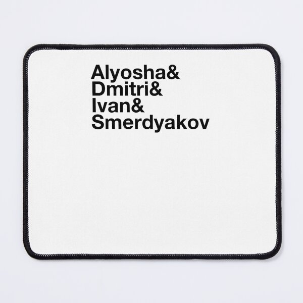 Item preview, Dostoevsky The Brothers Karamazov Character List Alyosha _amp_ Dmitri _amp_ Ivan _amp_ Smerdyakov designed and sold by hilary-fender.
