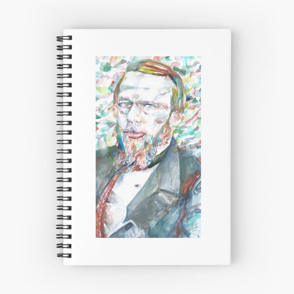 Item preview, FYODOR DOSTOEVSKY - watercolor portrait.9 designed and sold by hilary-fender.