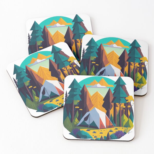 Item preview, Mystic Forest Camping Adventure designed and sold by LivingItFunky.