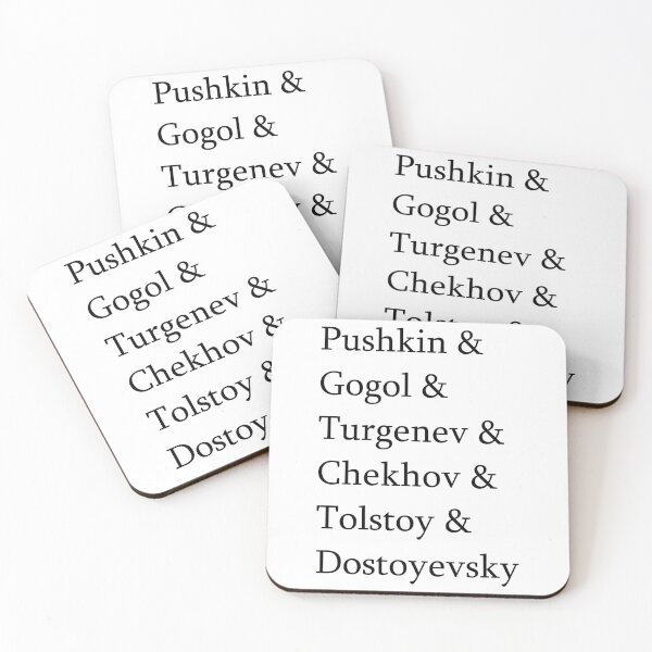 Item preview, Russian Authors (Black) designed and sold by hilary-fender.