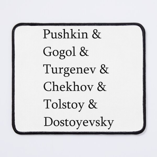 Item preview, Russian Authors (Black) designed and sold by hilary-fender.