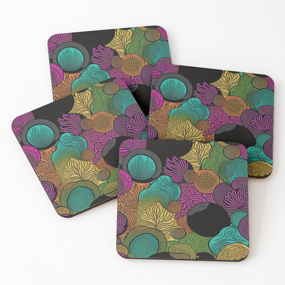 Item preview, Coasters (Set of 4) designed and sold by Coloring2Cope.