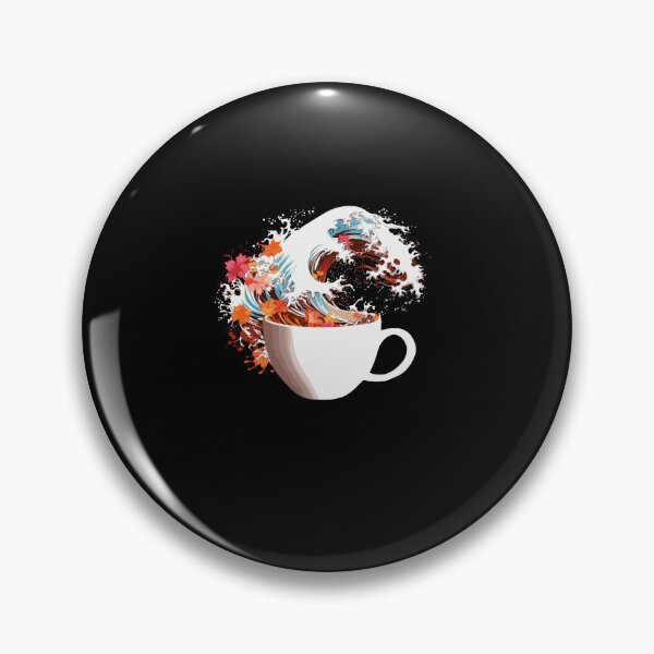 Item preview, World Coffee Day in Kanagawa wave designed and sold by Shirt-Expert.