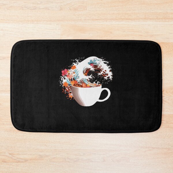 Item preview, World Coffee Day in Kanagawa wave designed and sold by Shirt-Expert.