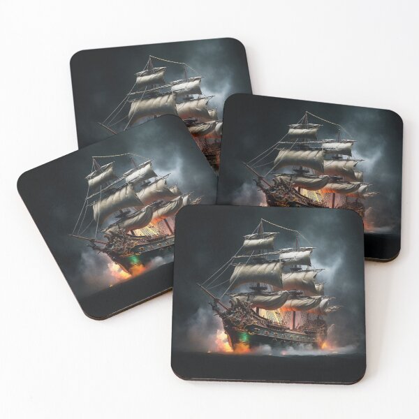 Item preview, Medieval sailing ships designed and sold by Stickermagician.
