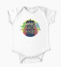 Who Back When - Round Logo One Piece - Short Sleeve
