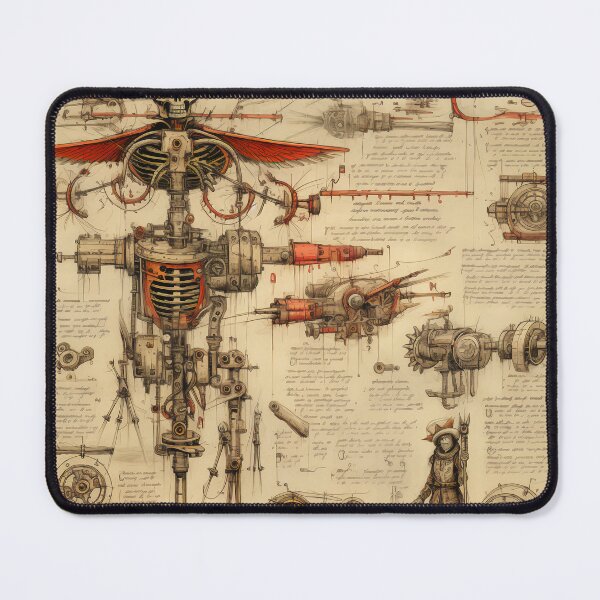 Item preview, Old odd Steampunk Drawings designed and sold by BrandonArtWorld.