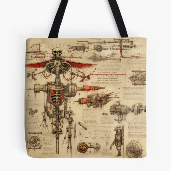 Item preview, Old odd Steampunk Drawings designed and sold by BrandonArtWorld.