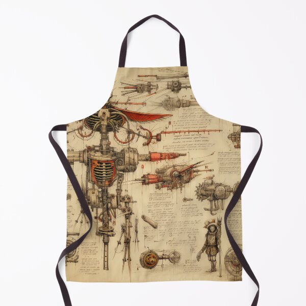 Item preview, Old odd Steampunk Drawings designed and sold by BrandonArtWorld.