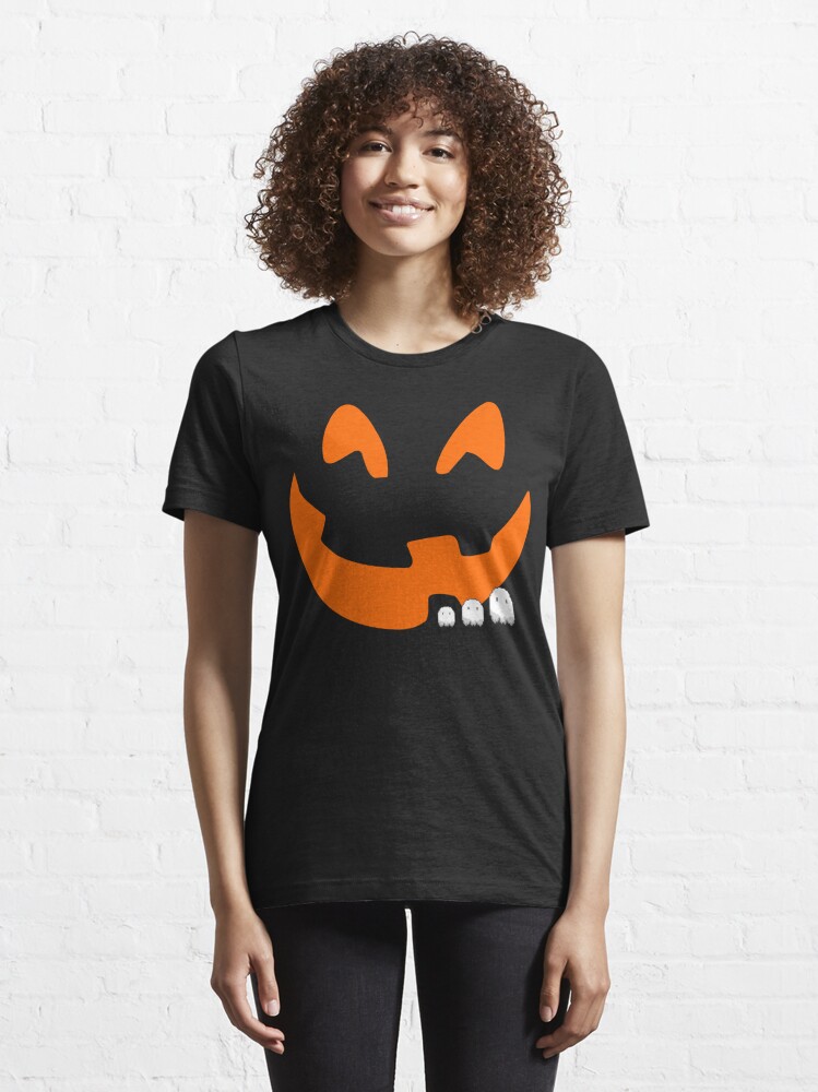 Funny Halloween Pumpkin Eating Ghost, Gamer Men Women Kids T-Shirt