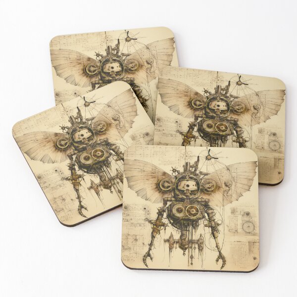 Item preview, Old odd Steampunk Drawings designed and sold by BrandonArtWorld.