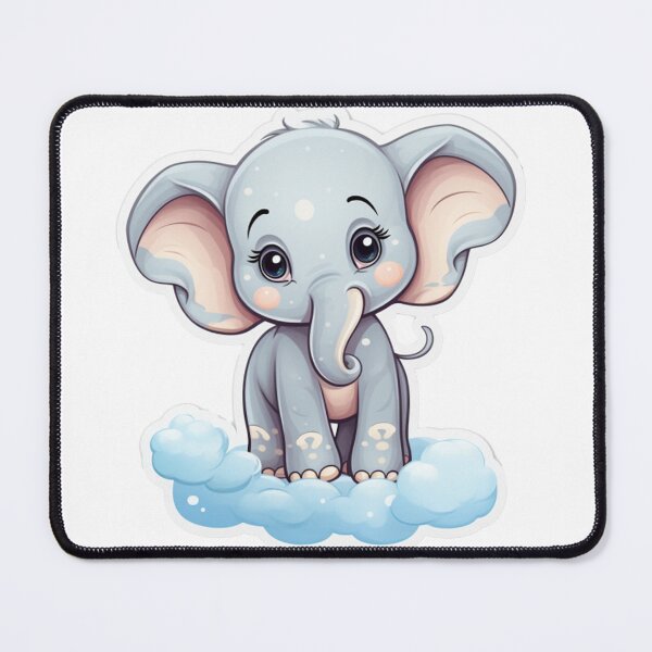 Item preview, baby elephant cute designed and sold by FireFXStudio.