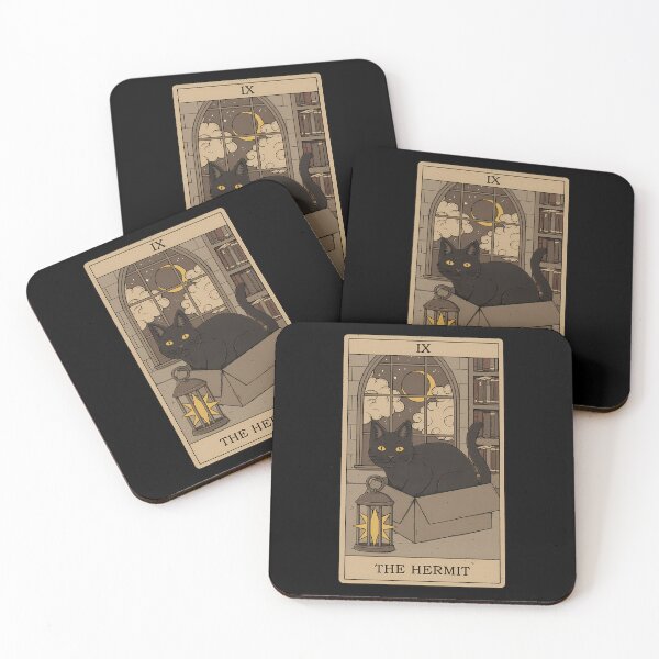 Item preview, The Hermit - Cats Tarot  	 designed and sold by fnlhhpiku79.