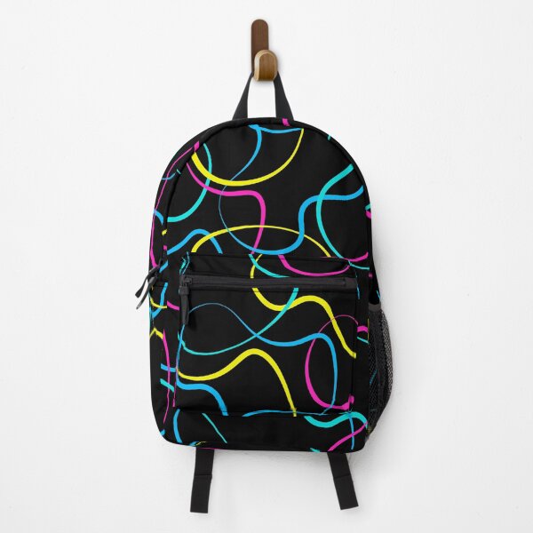 Item preview, Neon Colors on Black - Retro 80s Vibes designed and sold by humnoo.