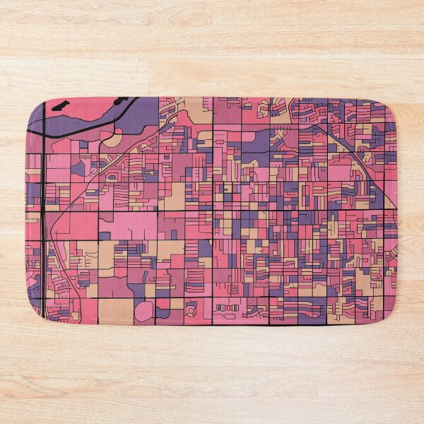 Item preview, Mesa Map Pattern in Purple & Pink designed and sold by PatternMaps.
