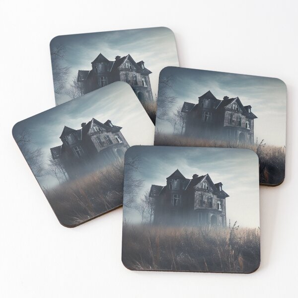 Item preview, Eerie Abandoned Haunted House designed and sold by TheThreePixels.