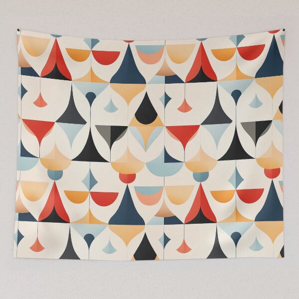 Item preview, Seamless pattern design geometric shapes Classic vintage designed and sold by MrBoxStudio.