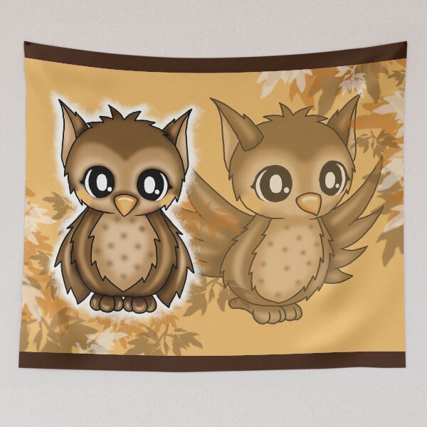 Item preview, cute kawaii owl designed and sold by Pezi-Creation.