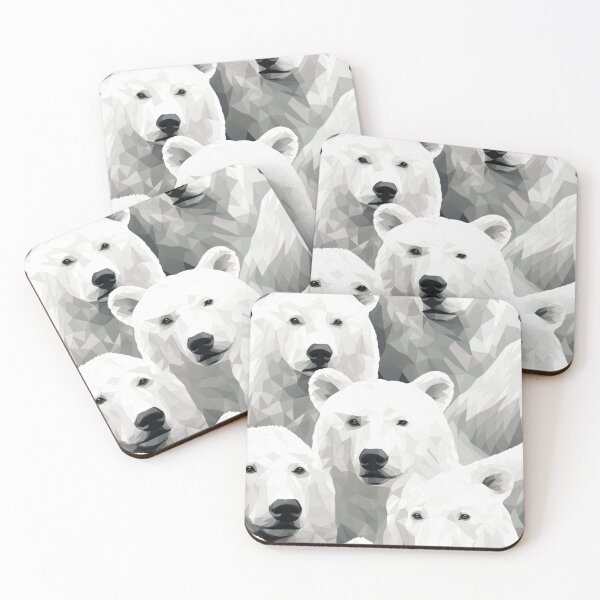 Item preview, Bear, White Bear Animal, Pet, Wildlife, Seamless,Pattern, Cute, Sealife, Sand designed and sold by puppynpaw.
