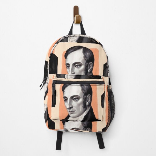 Item preview, English Poet William Wordsworth - orange - illustration  designed and sold by Litstoy.