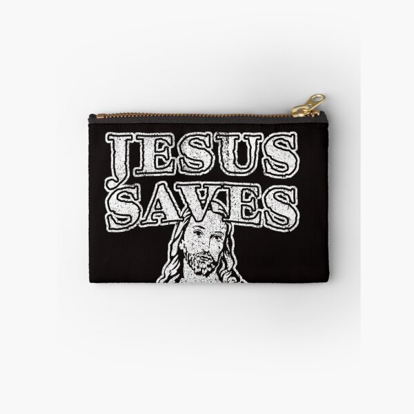 Item preview, Jesus Saves He Only Takes Half Damage designed and sold by Bernicanecki.