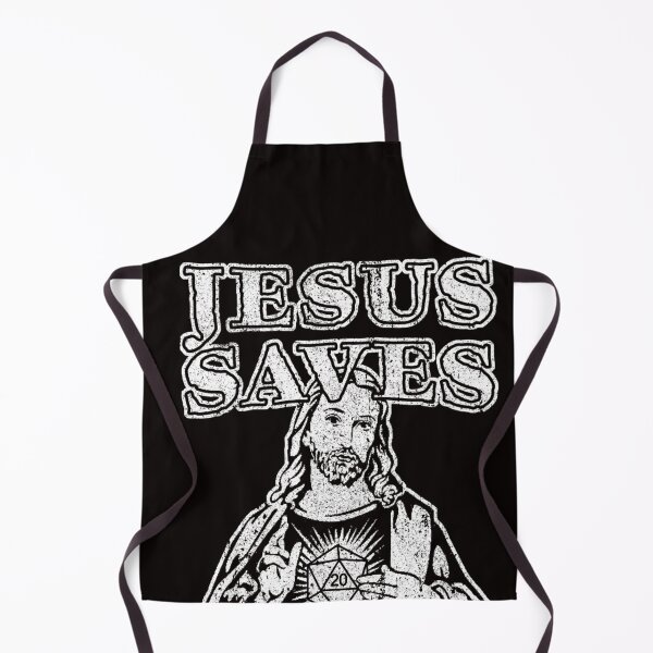 Item preview, Jesus Saves He Only Takes Half Damage designed and sold by Bernicanecki.
