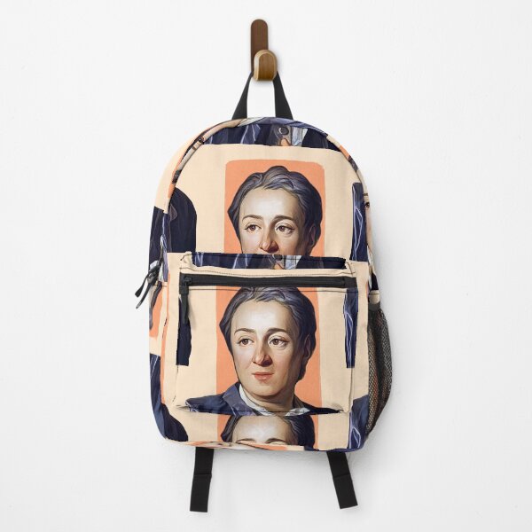 Item preview, French Philosopher Denis Diderot - orange - illustration designed and sold by Litstoy.